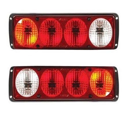 ÜNİVERSAL STOP LAMBA (2 ADET) MERCEKLİ KABLOLU resmi