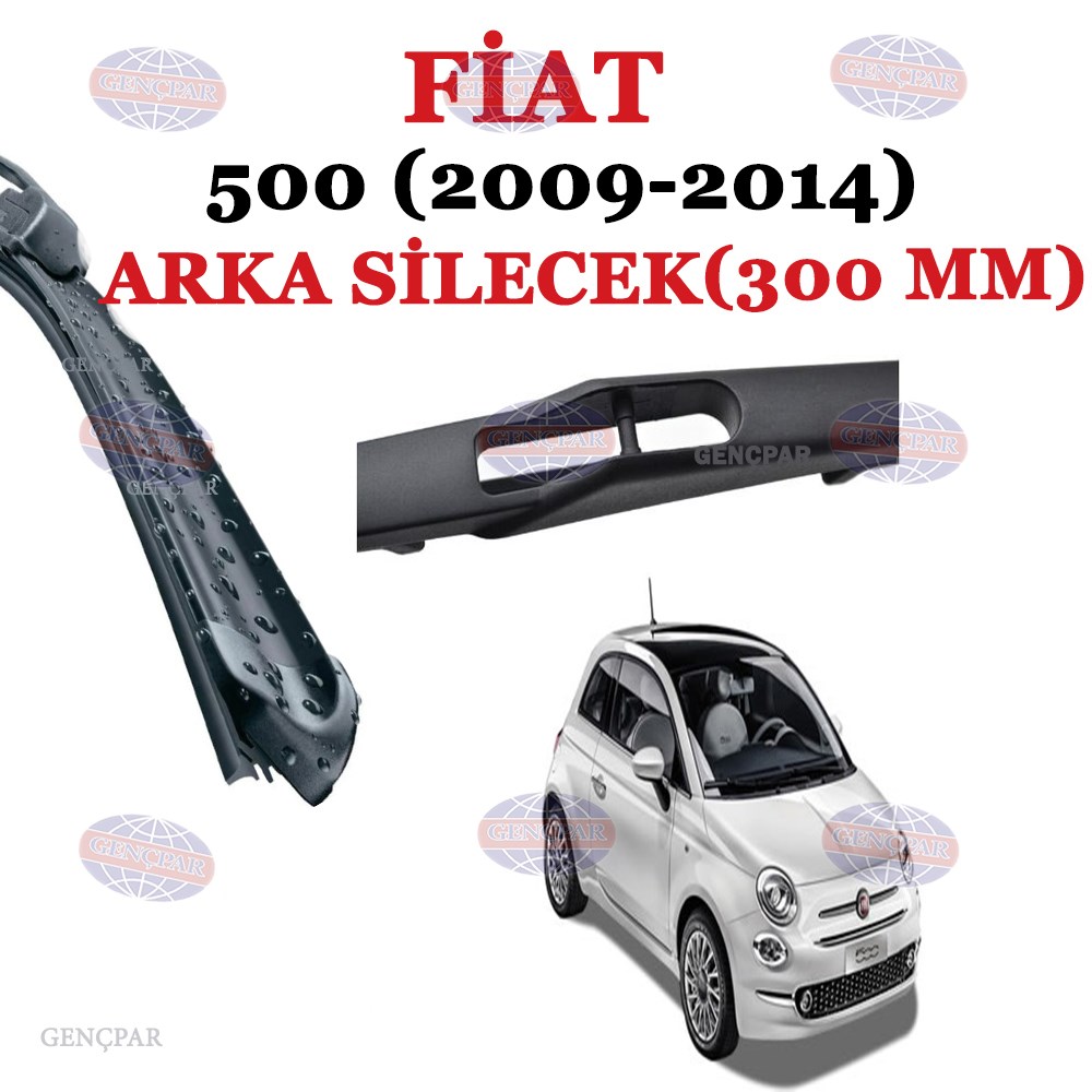 Fiat 500 Arka Silecek 2009-2014 N11.175 resmi