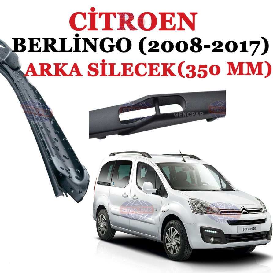Citroen Berlingo Arka Silecek 2008-2017 resmi