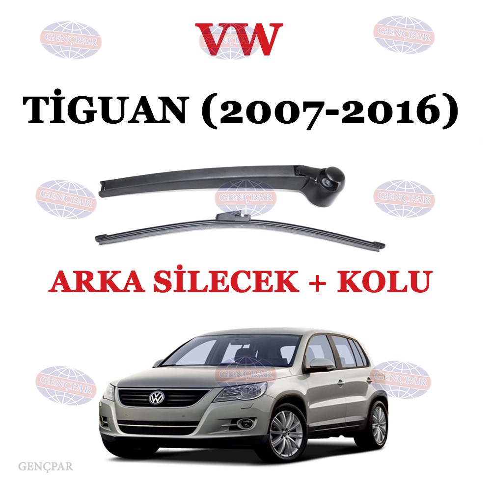 Vw Tiguan Arka Silecek Kolu+Silecek Süpürgesi resmi
