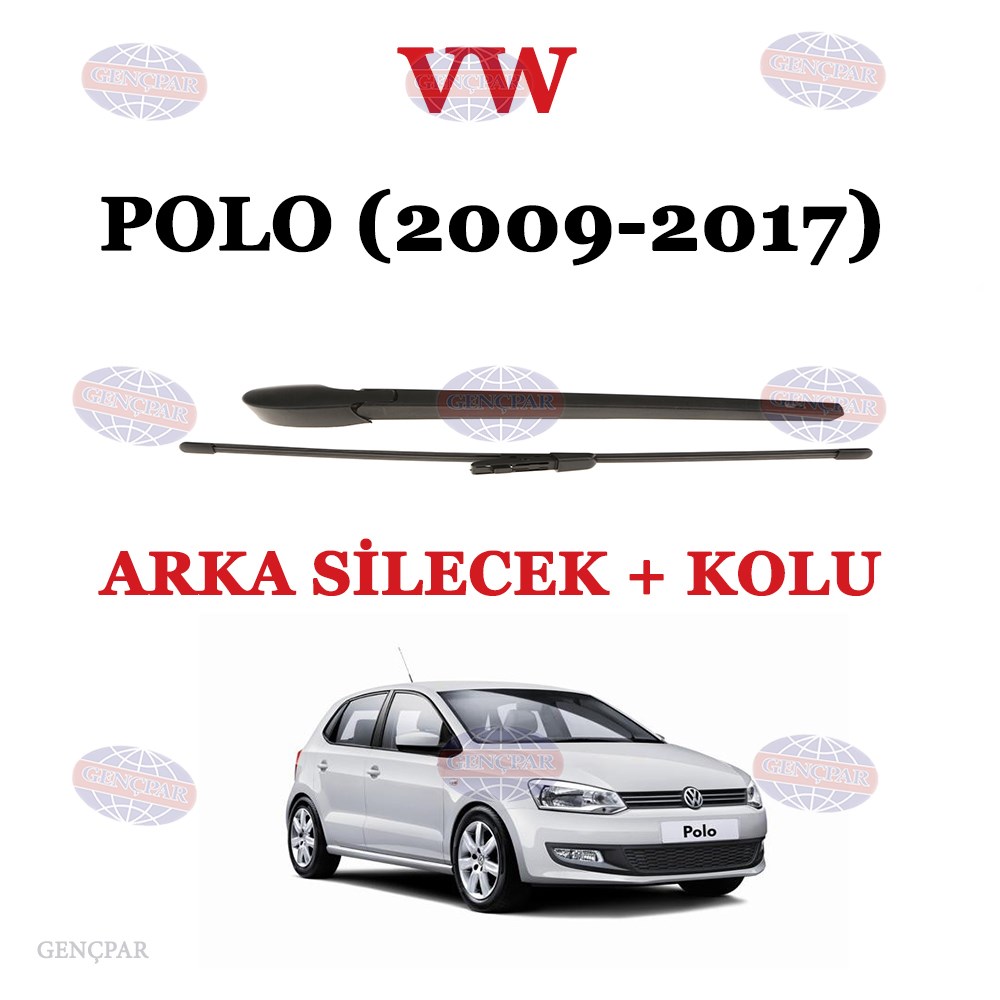 Vw Polo Arka Silecek Kolu+Silecek Süpürgesi resmi