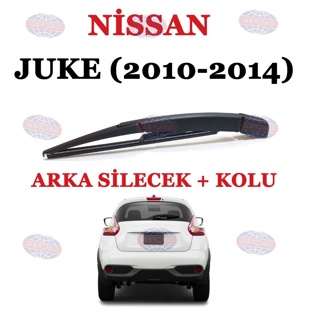 Nissan Juke Arka Silecek Kolu+Silecek Süpürgesi resmi