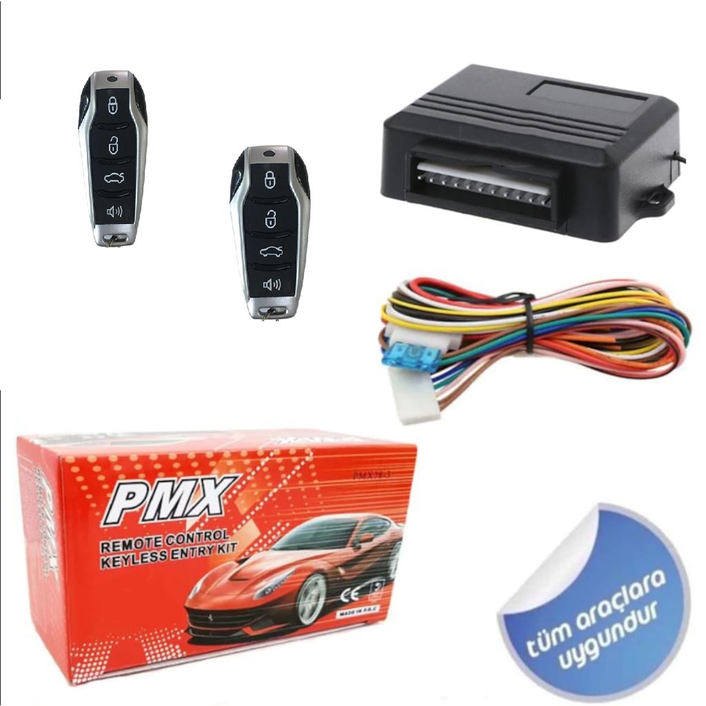 PMX MERKEZİ KİLİT AÇMA KAPAMA KUMANDA SETİ resmi