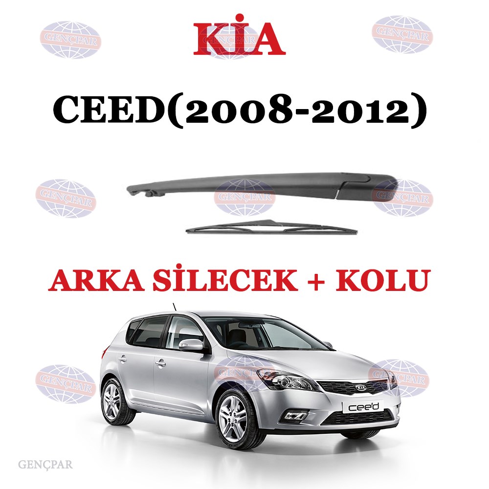Kia Ceed Arka Silecek Kolu+Silecek Süpürgesi resmi