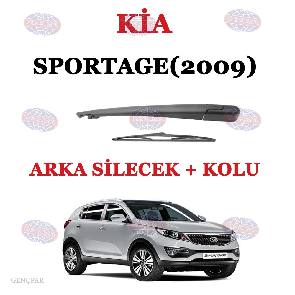 Kia Sportage Arka Silecek Kolu+Silecek Süpürgesi resmi