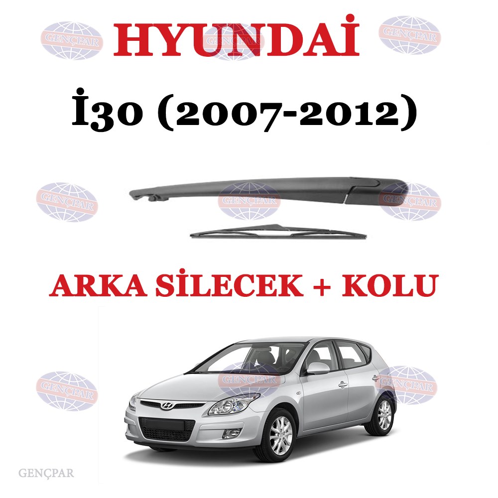 Hyundai İ30 Arka Silecek Kolu+Silecek Süpürgesi resmi