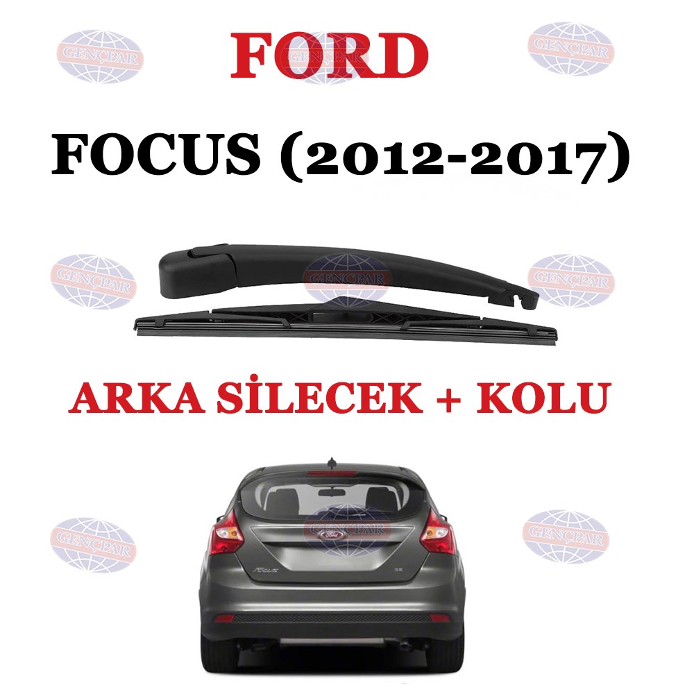 Ford Focus Arka Silecek Kolu+Silecek Süpürgesi resmi