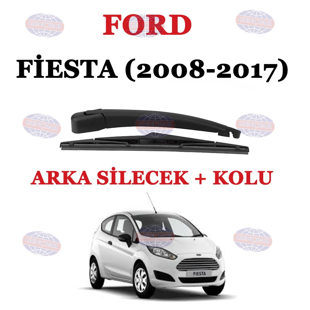 Ford Fiesta Arka Silecek Kolu+Silecek Süpürgesi resmi