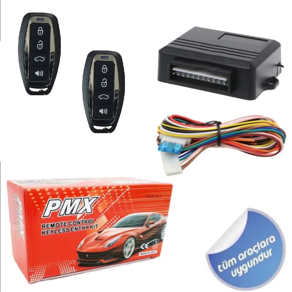 PMX MERKEZİ KİLİT AÇMA KAPAMA KUMANDA SETİ resmi
