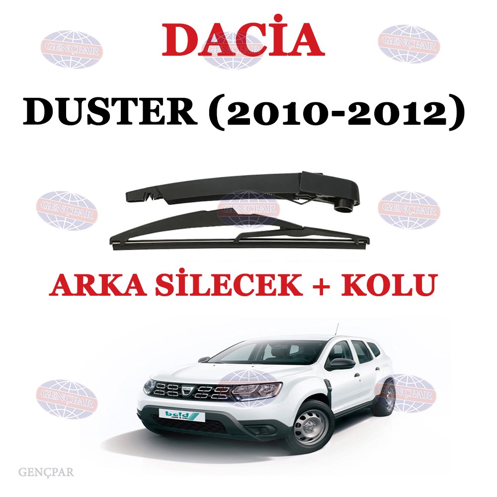 Dacia Duster Arka Silecek Kolu+Silecek Süpürgesi resmi
