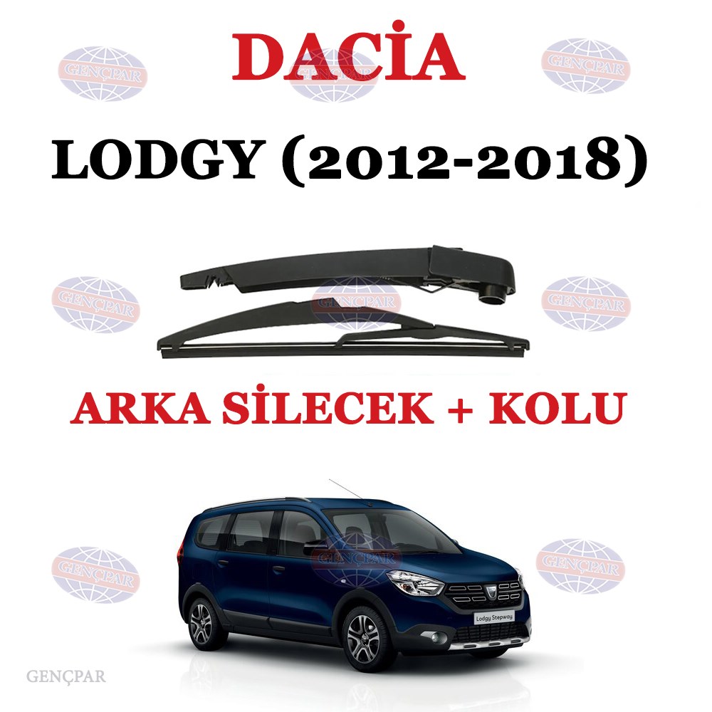 Dacia Lodgy Arka Silecek Kolu+Silecek Süpürgesi resmi