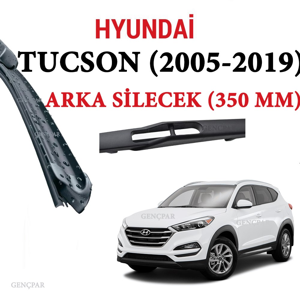 Hyundai Tuscon Arka Silecek 2005-2019 resmi