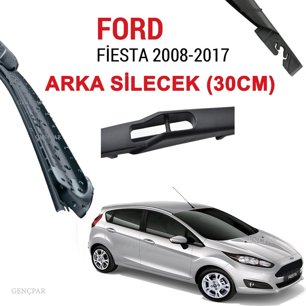 Ford Fiesta Arka Silecek 2008-2017 resmi