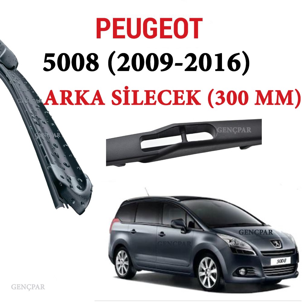 Peugeot 5008 Arka Silecek 2009-2016 resmi