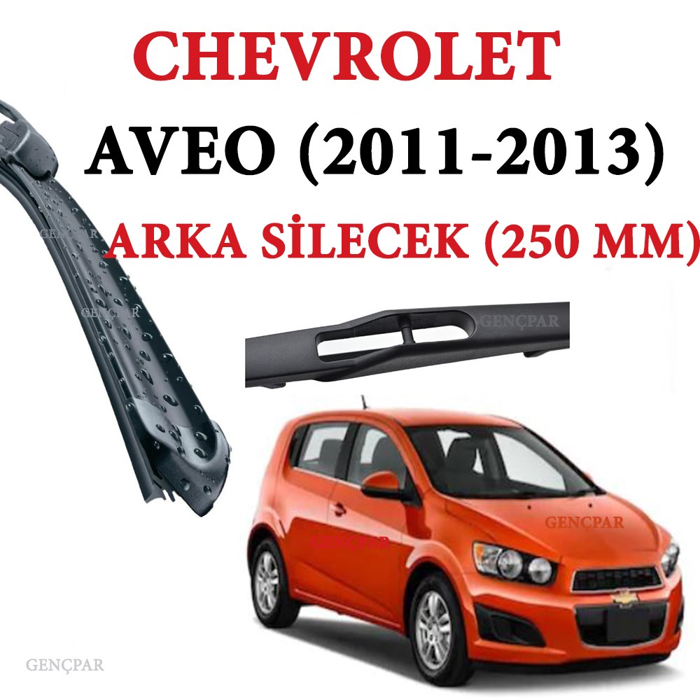 Chevrolet Aveo Arka Silecek 2011-2013 resmi