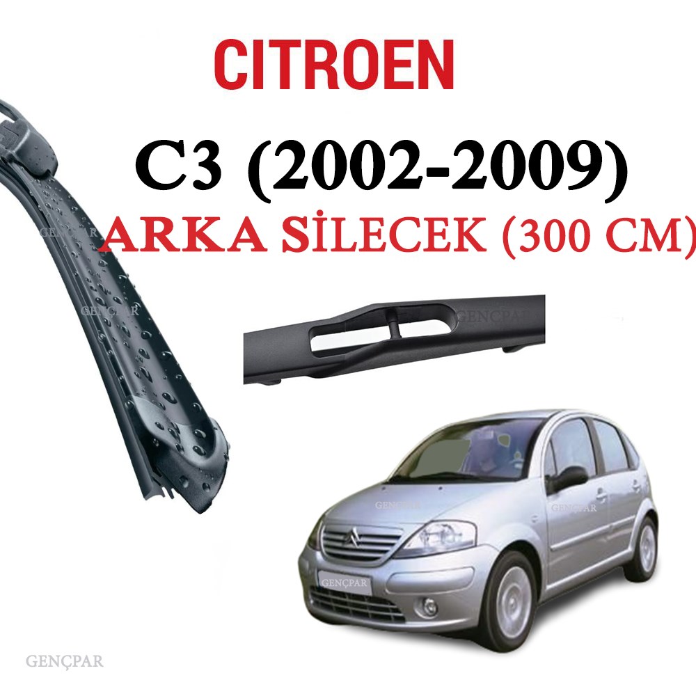 Citroen C3 Arka Silecek 2002-2009 resmi