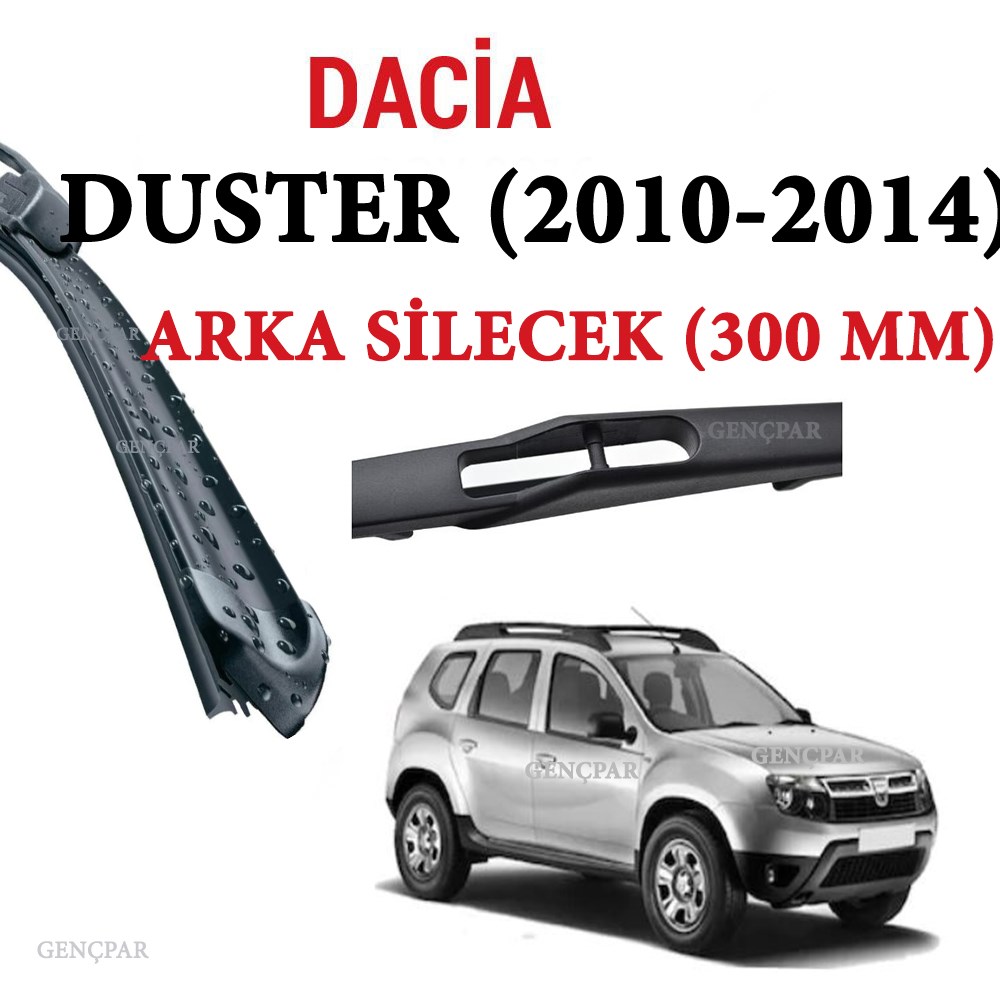 Dacia Duster Arka Silecek 2010-2014 resmi