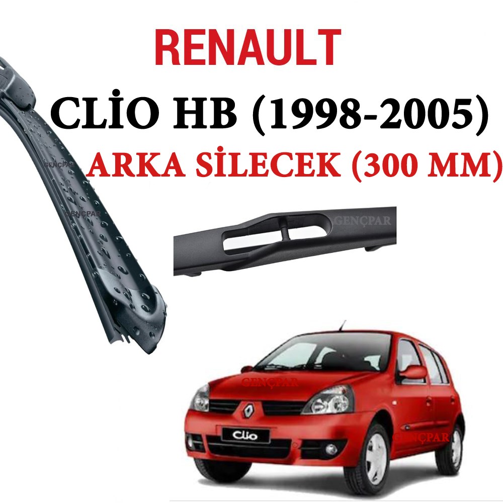 Renault Clio Hb Arka Silecek 1998-2005 resmi