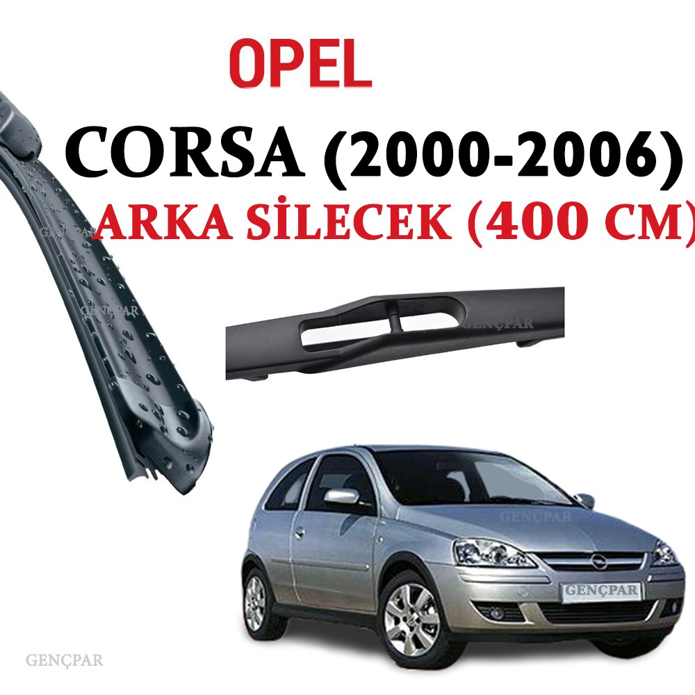 Opel Corsa Arka Silecek 2000-2006 resmi
