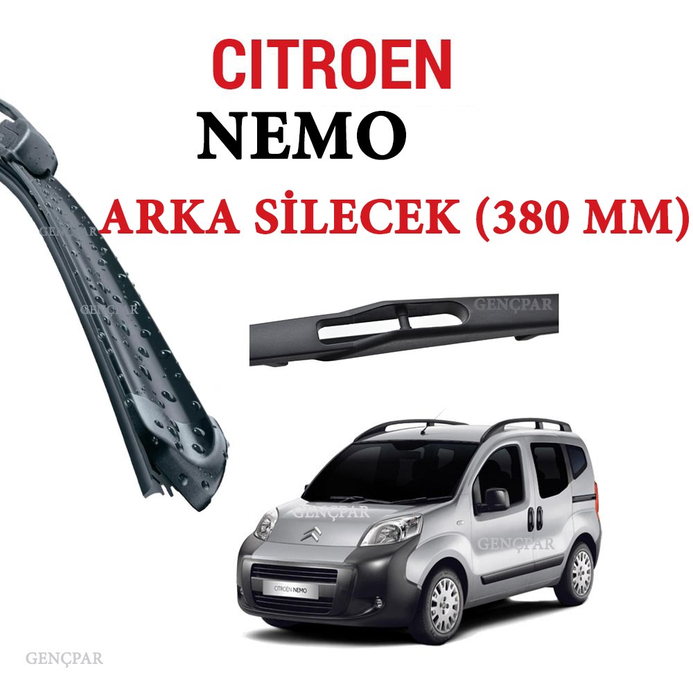 Citroen Nemo Arka Silecek resmi