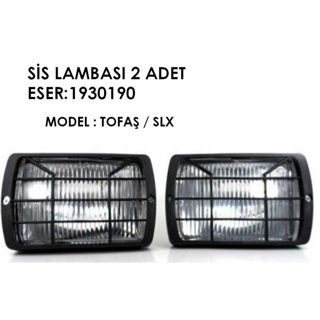 TOFAŞ DOĞAN-SLX-KARTAL SİS LAMBA  TAKIMI (2ADET) resmi