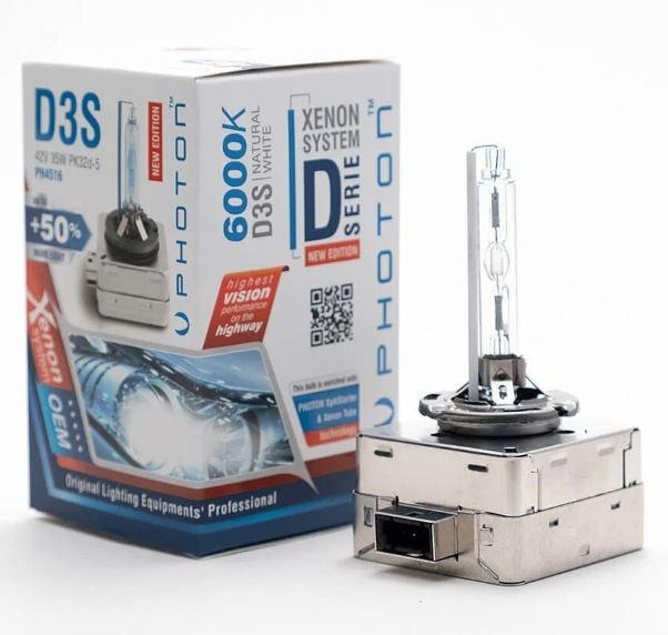 PHOTON D3S 6000K XENON AMPÜL +%50 FAZLA IŞIK (2 ADET) resmi