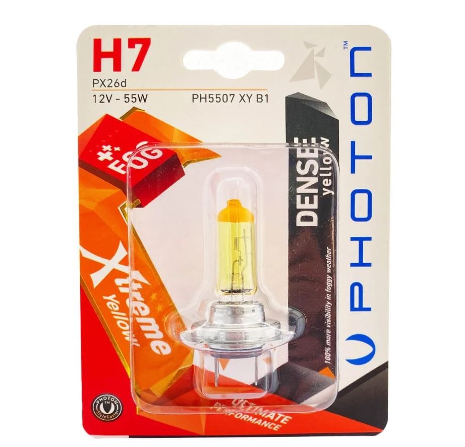 PHOTON H7 XTREME YELLOW LİMON SARISI FAR AMPÜLÜ TAKIMI (2 ADET) resmi