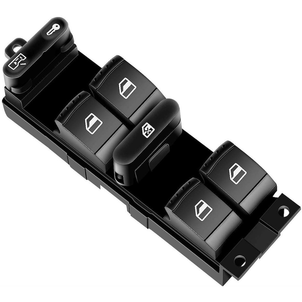 VOLKSWAGEN GOLF IV 4 SOL DÖRTLÜ CAM DÜĞMESİ ANAHTARI (1998-2004) resmi