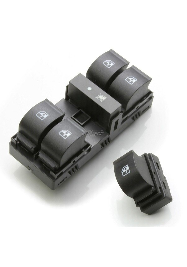 FİAT LİNEA SOL DÖRTLÜ VE TEKLİ CAM DÜĞMESİ ANAHTAR TAKIMI 2007-2014 resmi