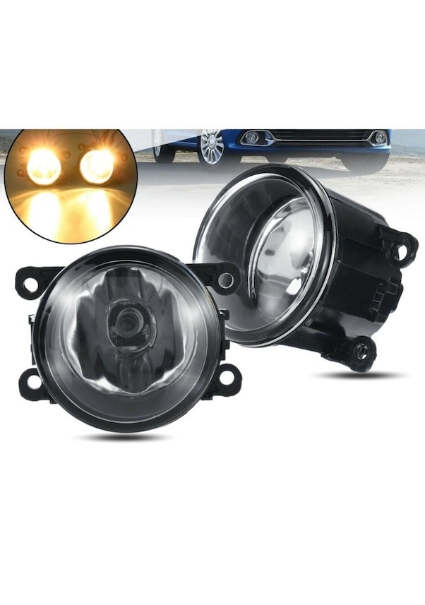 RENAULT MEGANE 2 SAĞ VE SOL ÖN SİS LAMBASI FARI TAKIMI 2003-2009 AMPÜLLÜ resmi