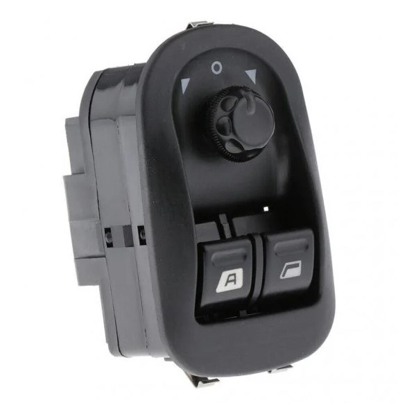 PEUGEOT 206 ÇİFTLİ CAM DÜĞMESİ ANAHTARI AYNA AYARLI 1998-2010 resmi