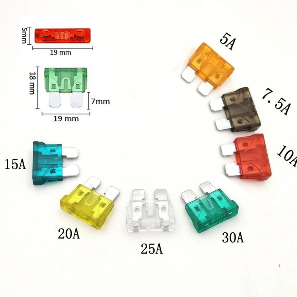 Sigorta Bıçak Sigorta Üniversal 100 Adet Karışık Kutulu resmi