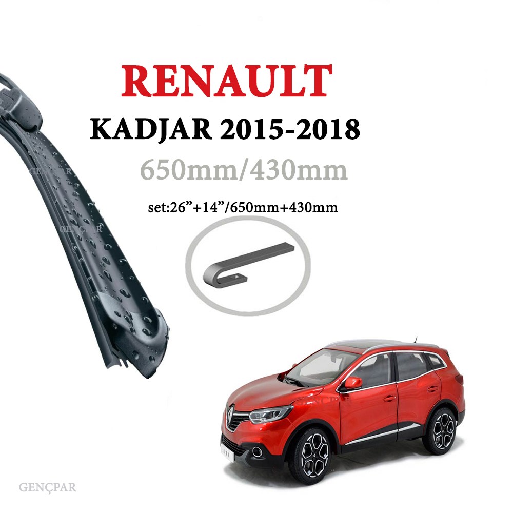 Renault Kadjar Silecek Takımı 2015-2018 resmi