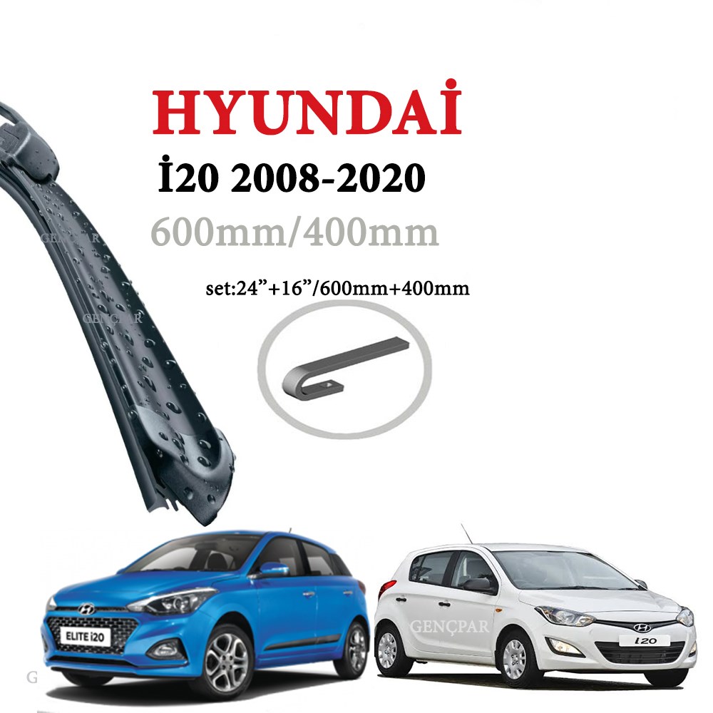 Hyundai İ20 Silecek Takımı 2008-2020 resmi
