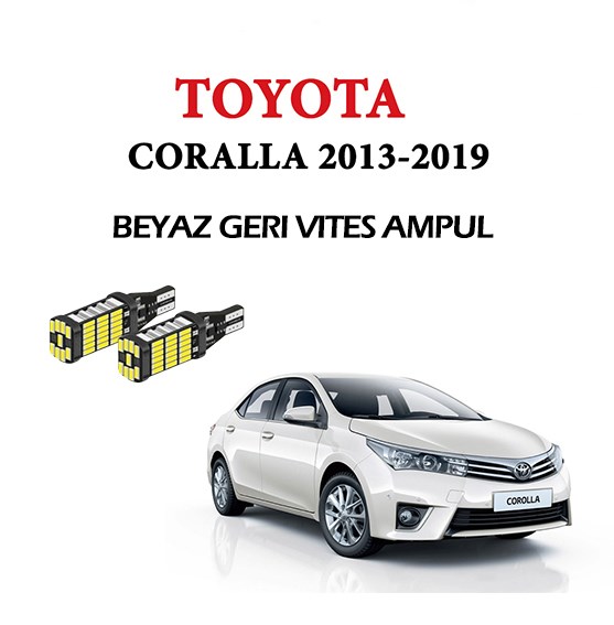 TOYOTA CORALLA (2012-2017) GERİ VİTES AMPUL BEYAZ IŞIK resmi