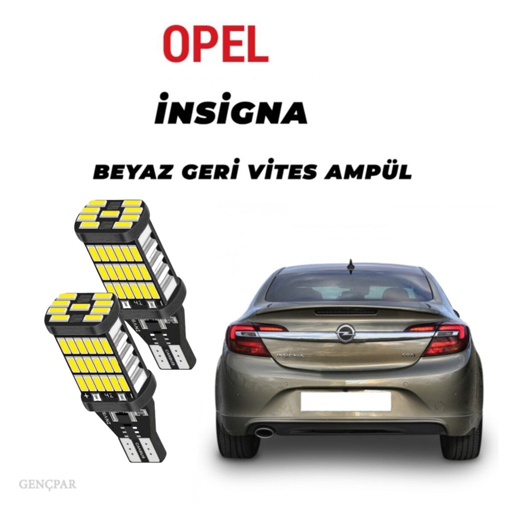 OPEL İNSİGNA GERİ VİTES AMPÜL BEYAZ IŞIK ARIZA IŞIĞI YAKMAZ  resmi