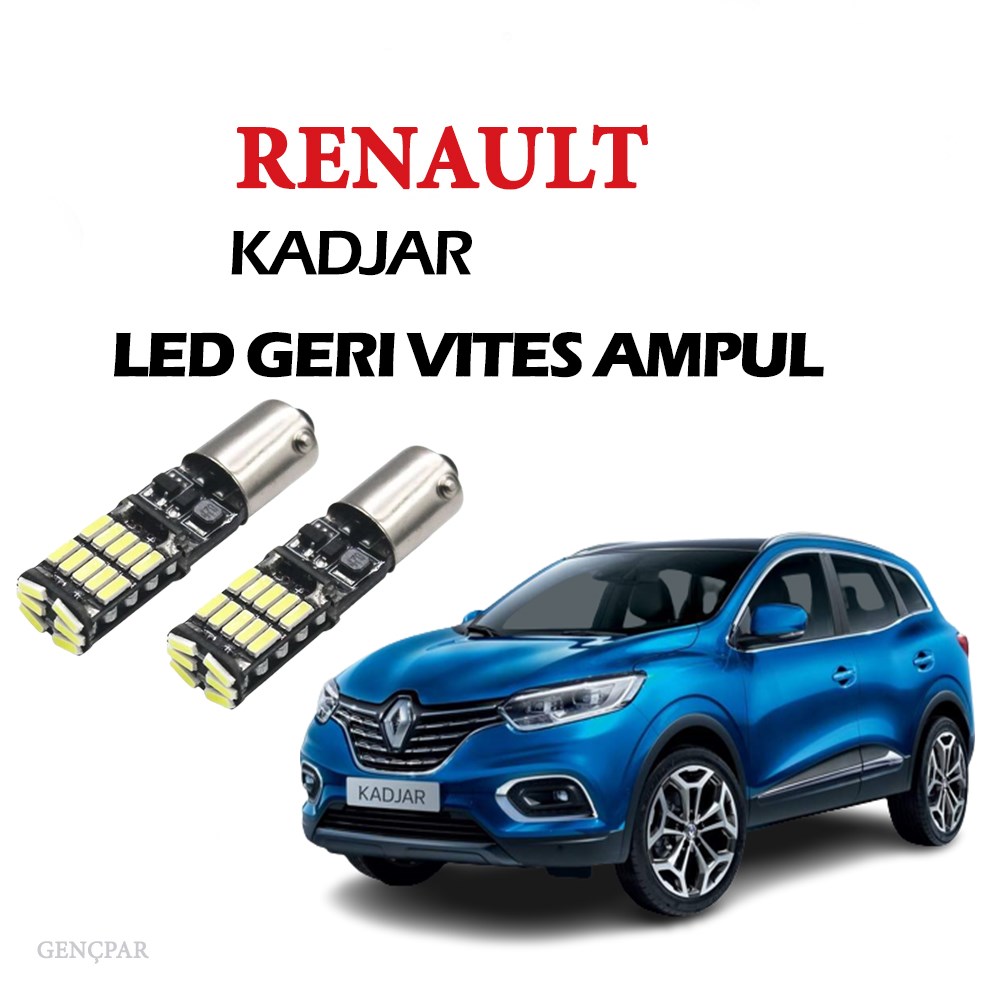 RENAULT KADJAR LED GERİ VİTES AMPÜL H21W BEYAZ (CANBUS) resmi