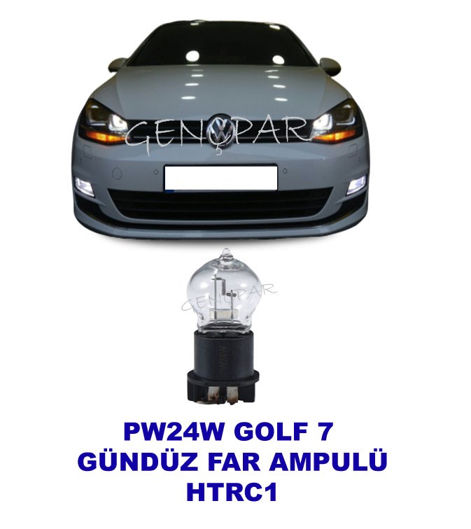 PW24W GOLF 7 GÜNDÜZ FAR AMPULÜ resmi