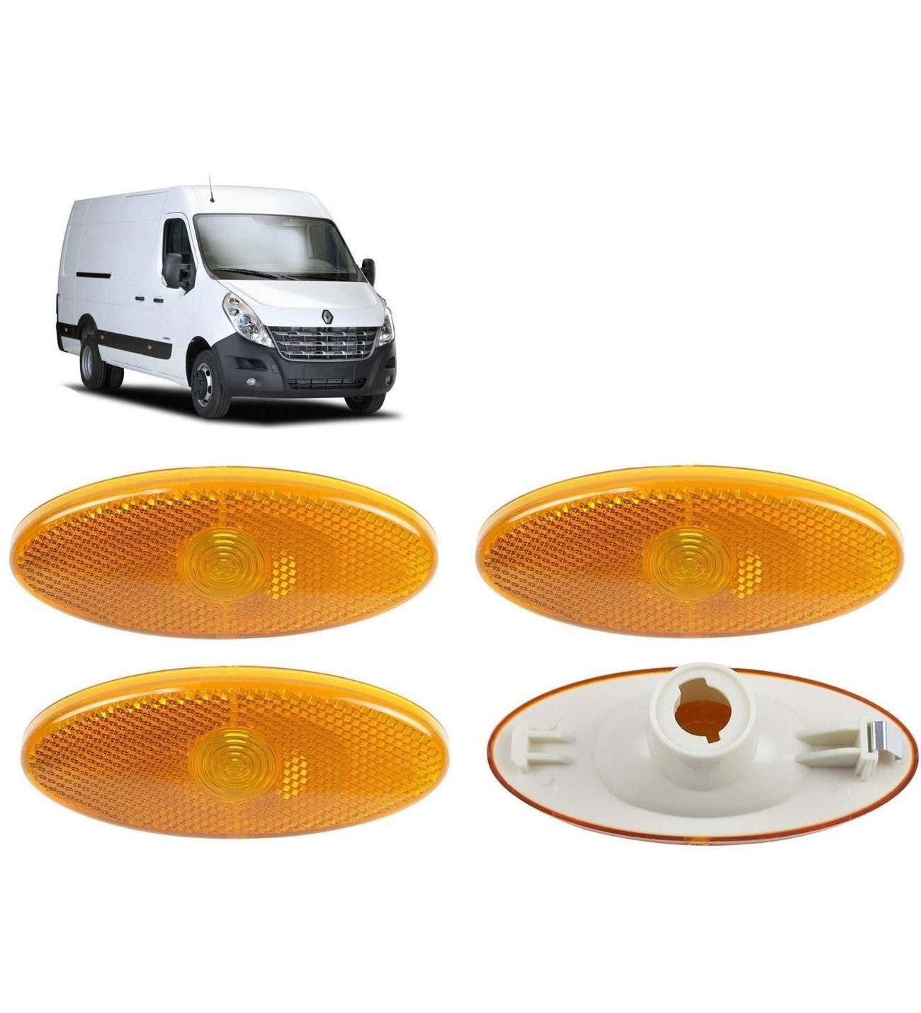RENAULT MASTER YAN İŞARET LAMBASI SİDE MARKER (4 ADET) 2010-2018 resmi