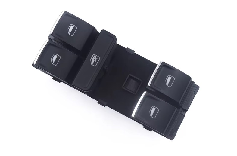 VOLKSWAGEN VW POLO SOL DÖRTLÜ CAM DÜĞMESİ ANAHTARI 2015-2018 NİKELAJLI resmi