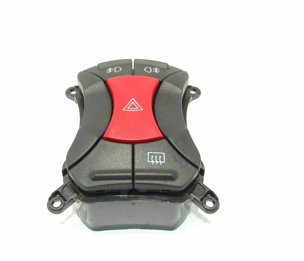 FİAT DOBLO DÖRTLÜ FLAŞÖR SİNYAL SİS DÜĞMESİ ANAHTARI PANELİ 2001-2010 resmi