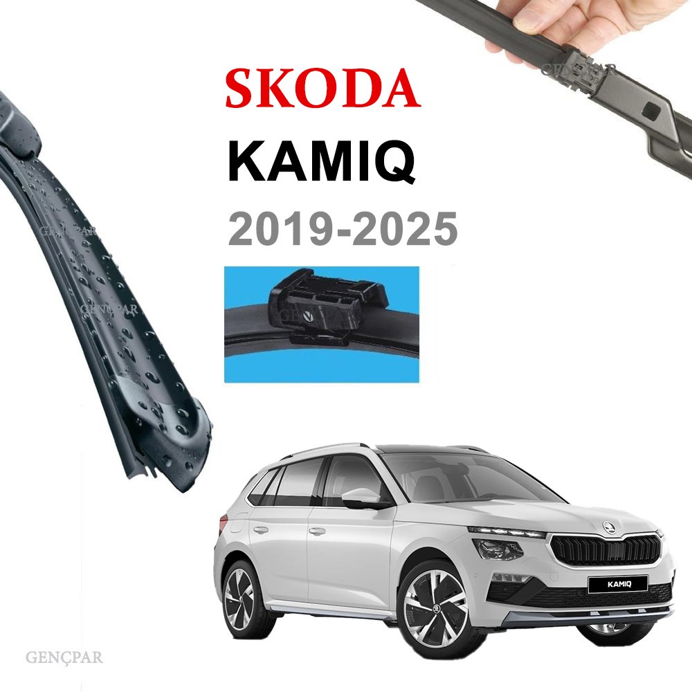 SKODA KAMIQ ÖN SİLECEK TAKIMI (2 ADET) 2019-2025 resmi