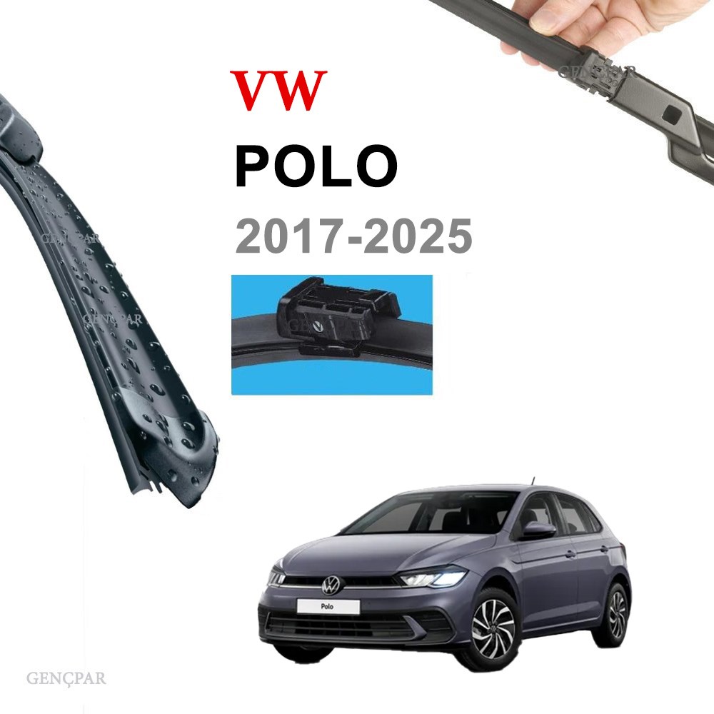 VW VOLKSWAGEN POLO ÖN SİLECEK TAKIMI (2 ADET) 2017-2025 resmi
