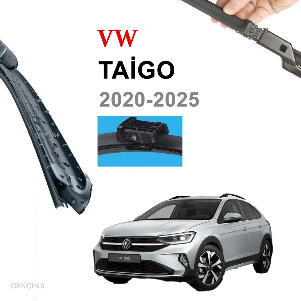 VW VOLKSWAGEN TAİGO ÖN SİLECEK TAKIMI (2 ADET) 2020-2025 resmi