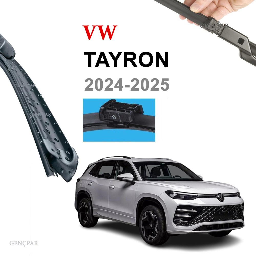 VW VOLKSWAGEN TAYRON ÖN SİLECEK TAKIMI (2 ADET) 2024-2025 resmi