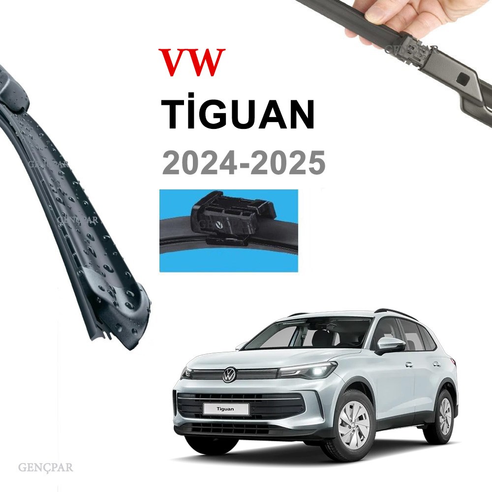 VW VOLKSWAGEN TİGUAN ÖN SİLECEK TAKIMI (2 ADET) 2024-2025 resmi