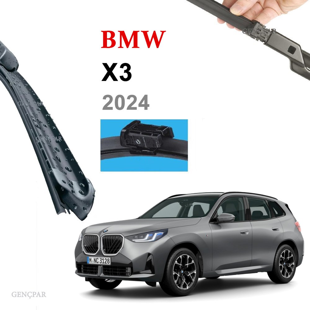 BMW X3 ÖN SİLECEK TAKIMI (2 ADET) 2024- resmi