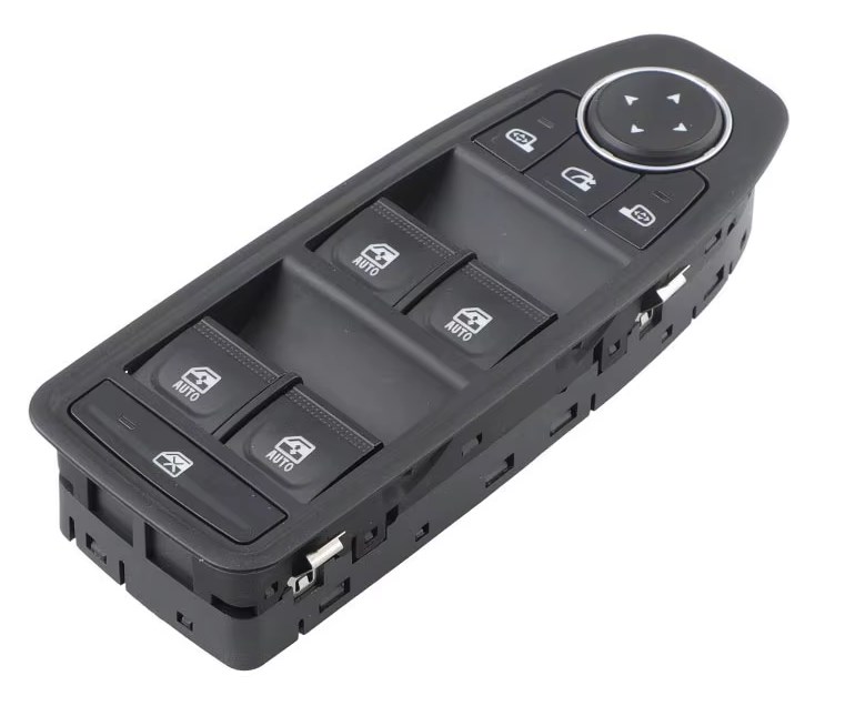 RENAULT CLİO V 5 SOL DÖRTLÜ CAM DÜĞMESİ ANAHTARI AYNA KAPATMALI resmi