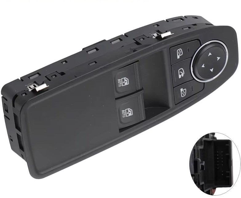 RENAULT CAPTUR SOL İKİLİ CAM DÜĞMESİ ANAHTARI AYNA KAPATMALI resmi