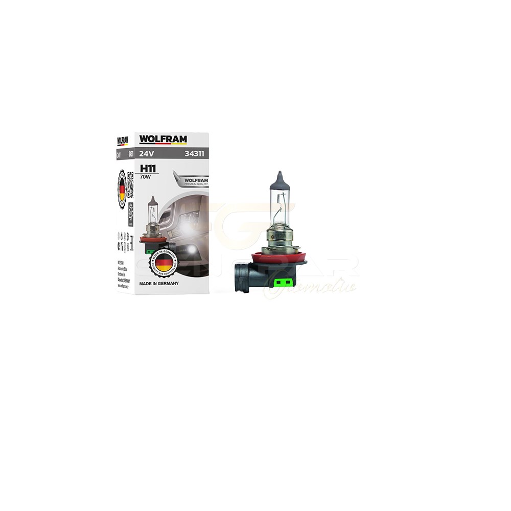 WOLFRAM 24V H11 AMPUL 70W STANDART AMPUL WOLFRAM 34311 resmi